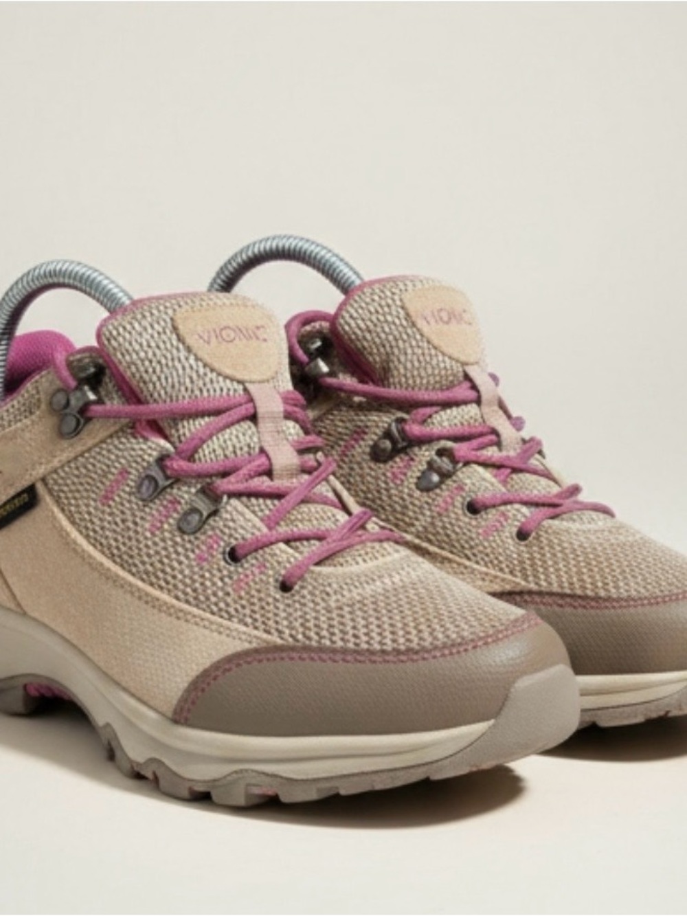 Vionic Cypress Womens Hiking Sneakers Tan Pink 1st Ray Technology  3105CYPRESS